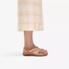 Damen-Flache Sandale „Cecily Mix“ in Beige