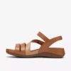 Damen-Flache Sandale „Cecily Mix“ in Beige