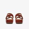 Damen-Flache Sandalen „Cecily Mix“ in gebranntem Orange Damen-Flache Sandalen „Cecily Mix“ in gebranntem Orange