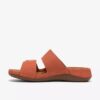 Damen-Flache Sandalen „Cecily Step“ in Burnt Orange Damen-Flache Sandalen „Cecily Step“ in Burnt Orange
