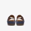 Damen-Flache Sandalen „Cecily Step“ in Marineblau aus Nubukleder