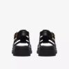 Damen-Flache Sandalen „Orinoco3 Strap“ aus schwarzem Leder