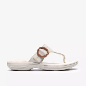 Damen-Flip-Flops „Breeze Cove“ in Off-White