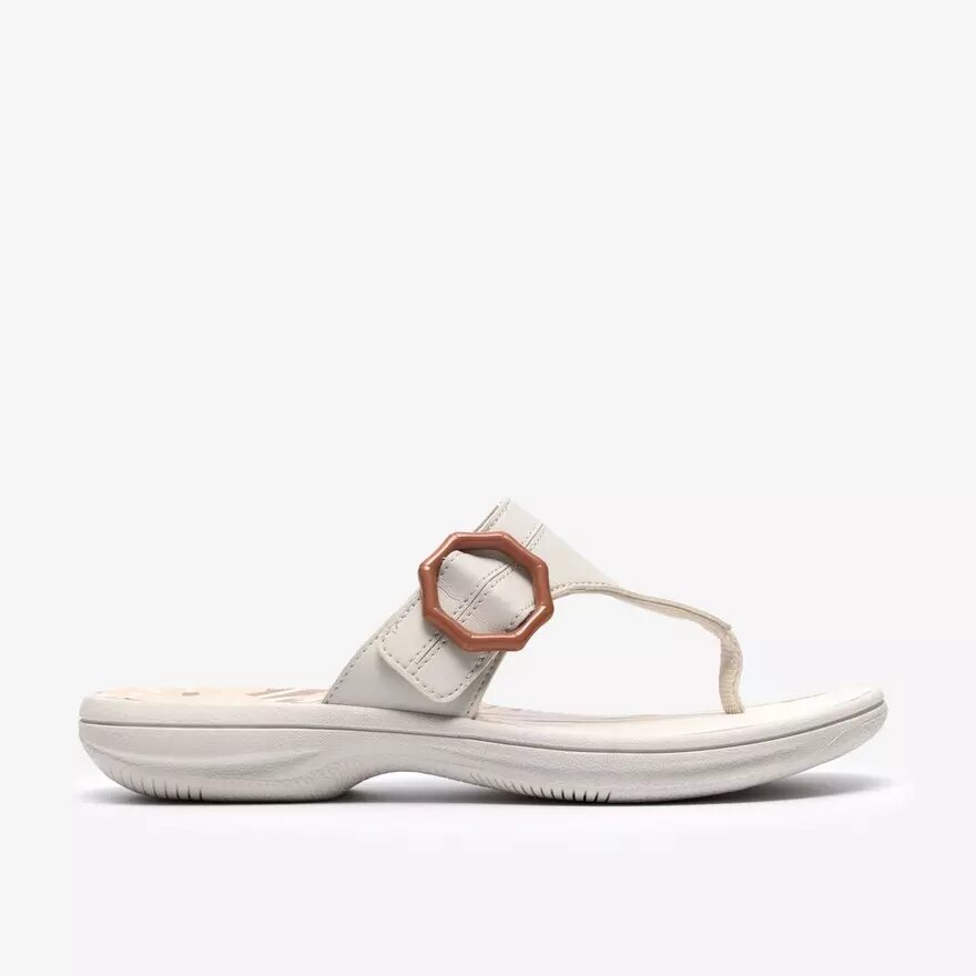 Damen-Flip-Flops „Breeze Cove“ in Off-White Damen-Flip-Flops „Breeze Cove“ in Off-White