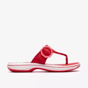 Damen-Flip-Flops „Breeze Cove“ in Poppy Red