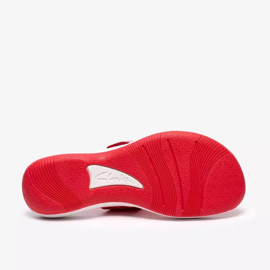 Damen-Flip-Flops „Breeze Cove“ in Poppy Red Damen-Flip-Flops „Breeze Cove“ in Poppy Red