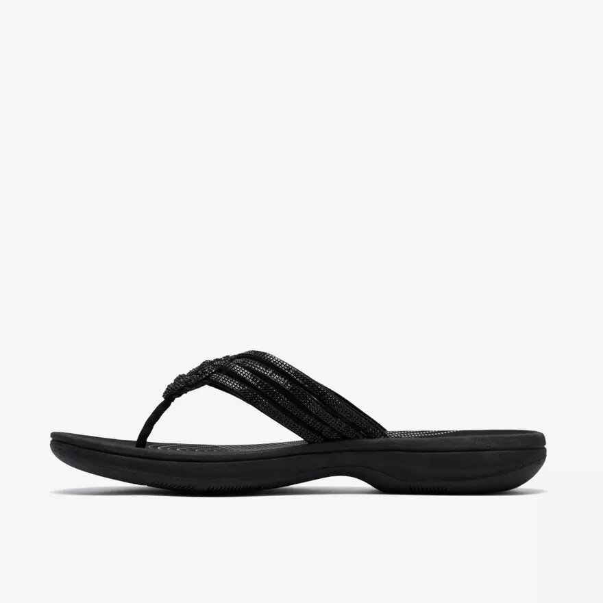 Damen-Flip-Flops „Breeze Gem“ in Schwarz Damen-Flip-Flops „Breeze Gem“ in Schwarz