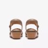 Damen Kacha Twist Taupe Keilabsätze aus Lederkombination – US Damen Kacha Twist Taupe Keilabsätze aus Lederkombination – US