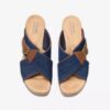 Damen-Keilabsatzsandalen „Seannah Nora“ in Dark Denim Damen-Keilabsatzsandalen „Seannah Nora“ in Dark Denim