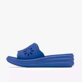 Damen-Keilabsatzschuhe „Drift Floral Blue“