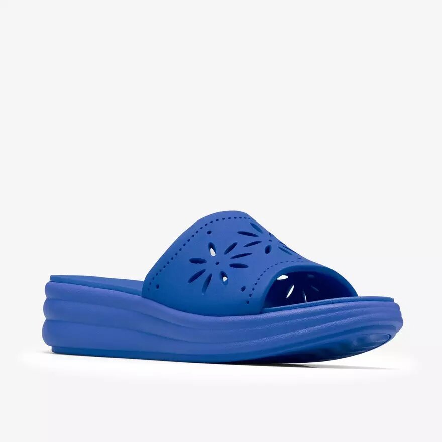 Damen-Keilabsatzschuhe „Drift Floral Blue“ Damen-Keilabsatzschuhe „Drift Floral Blue“