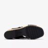 Damen-Keilabsatzschuhe „Nerisa West“ aus schwarzem Nubukleder
