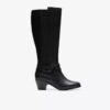 Damen-Kniehohe Stiefel „Emily 2 Dream“ aus schwarzem Leder Damen-Kniehohe Stiefel „Emily 2 Dream“ aus schwarzem Leder