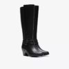 Damen-Kniehohe Stiefel „Emily 2 Dream“ aus schwarzem Leder Damen-Kniehohe Stiefel „Emily 2 Dream“ aus schwarzem Leder
