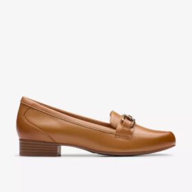 Damen-Loafer „Juliet Echo“ aus hellbraunem Leder