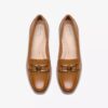 Damen-Loafer „Juliet Echo“ aus hellbraunem Leder