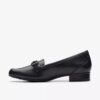 Damen-Loafer „Juliet Echo“ aus schwarzem Leder Damen-Loafer „Juliet Echo“ aus schwarzem Leder