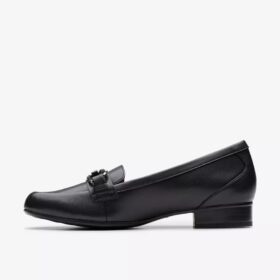 Damen-Loafer „Juliet Echo“ aus schwarzem Leder