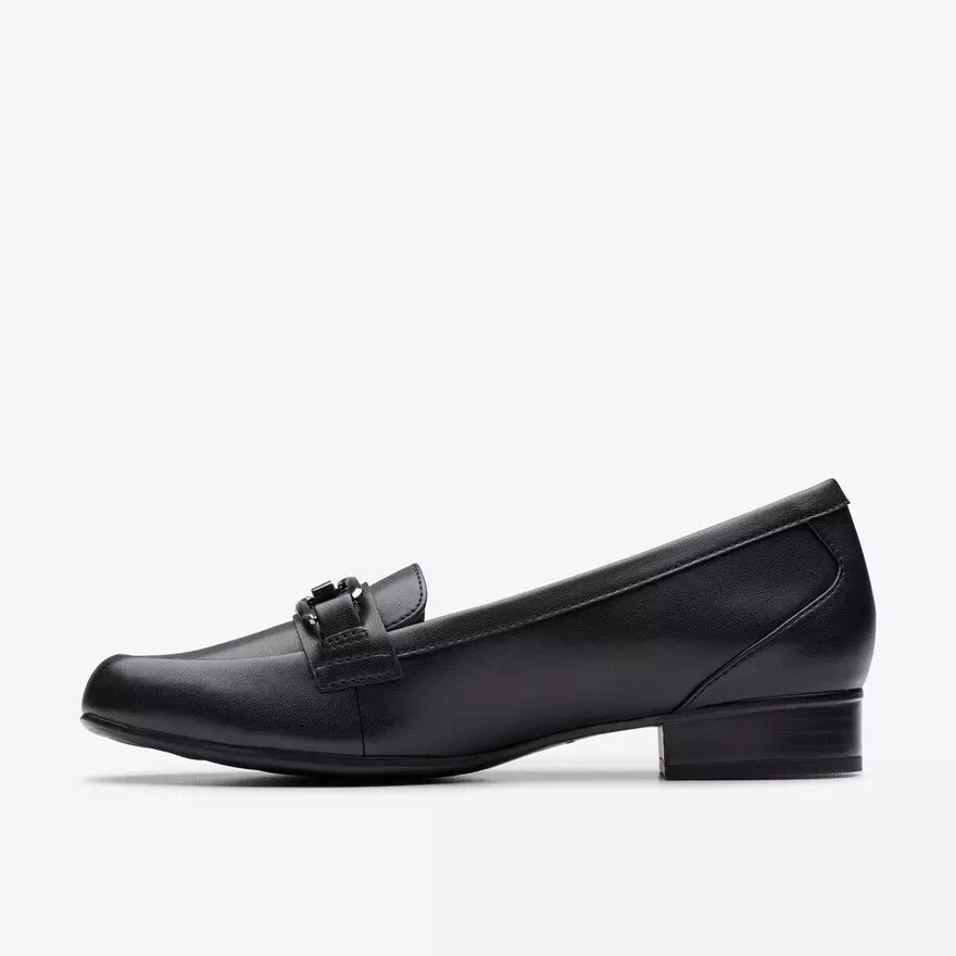 Damen-Loafer „Juliet Echo“ aus schwarzem Leder Damen-Loafer „Juliet Echo“ aus schwarzem Leder
