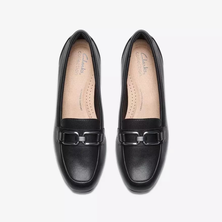 Damen-Loafer „Juliet Echo“ aus schwarzem Leder Damen-Loafer „Juliet Echo“ aus schwarzem Leder