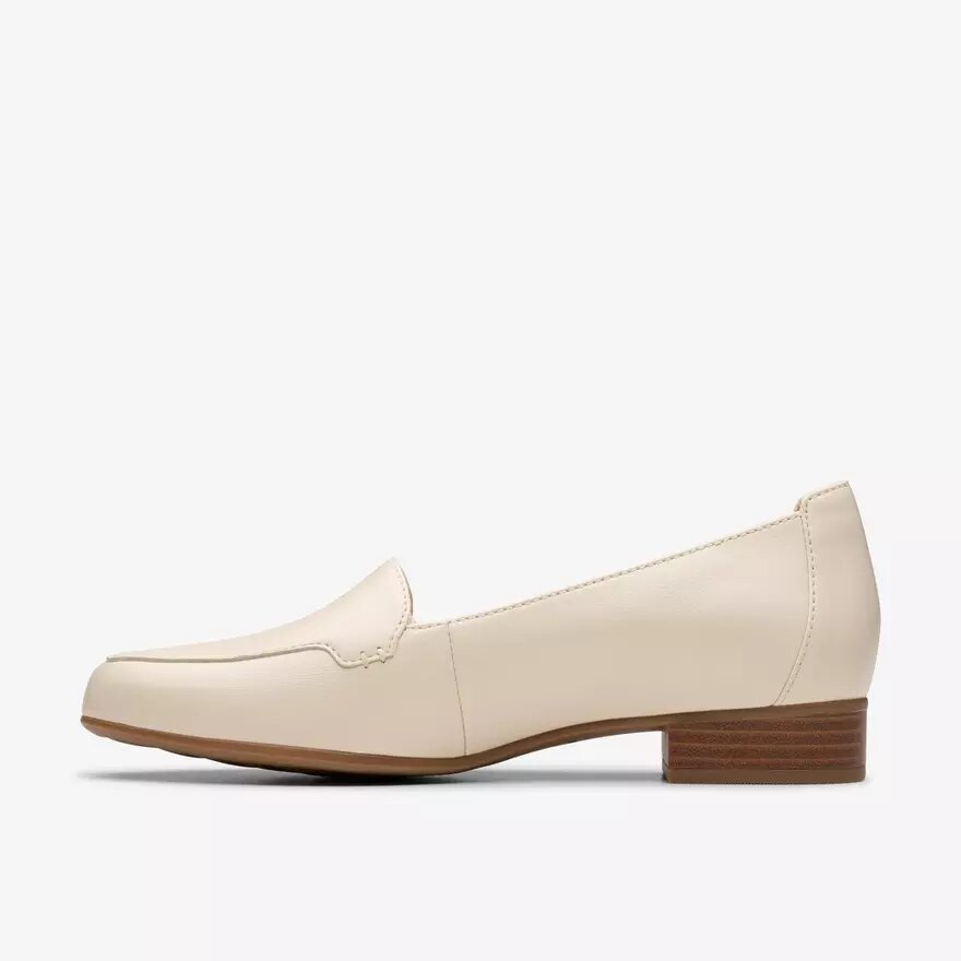 Damen-Loafer „Krystine Lily“ aus cremefarbenem Leder Damen-Loafer „Krystine Lily“ aus cremefarbenem Leder