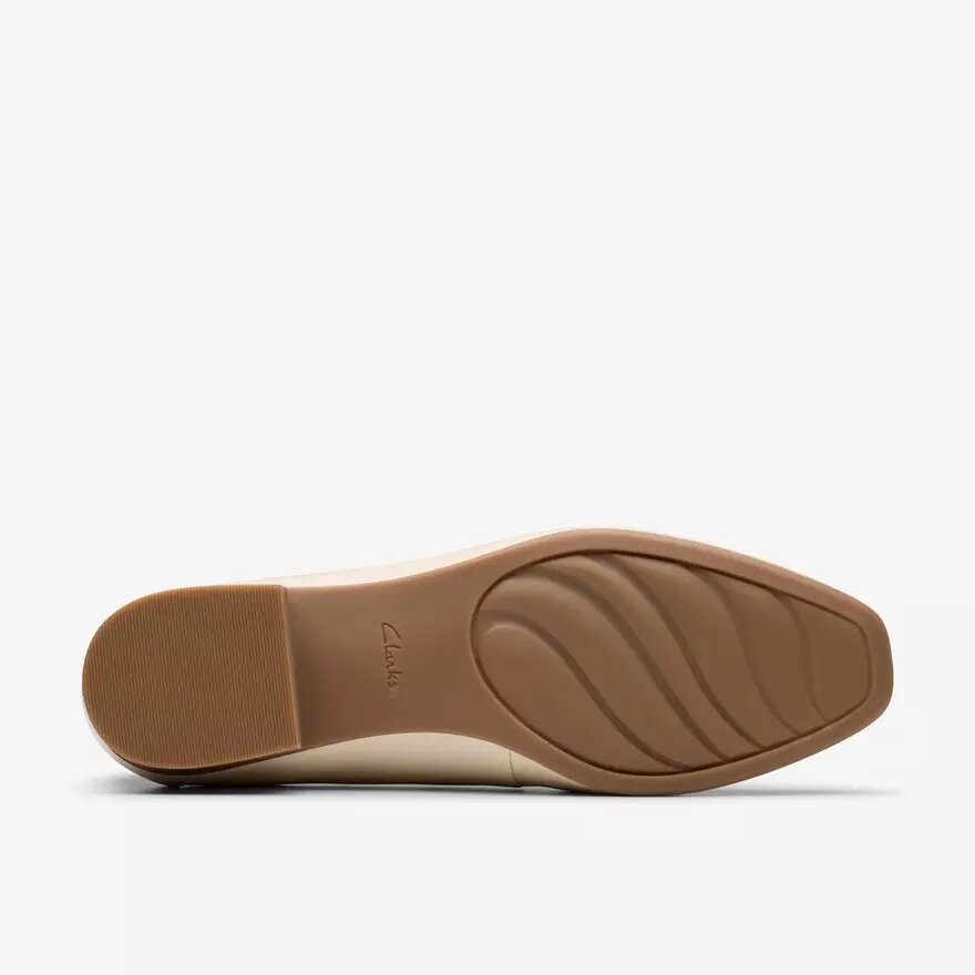 Damen-Loafer „Krystine Lily“ aus cremefarbenem Leder Damen-Loafer „Krystine Lily“ aus cremefarbenem Leder