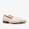 Damen-Loafer „Krystine Lily“ aus cremefarbenem Leder Damen-Loafer „Krystine Lily“ aus cremefarbenem Leder