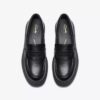Damen-Loafer „Orinoco3 Edge“ aus schwarzem Leder – US