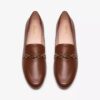 Damen-Loafer „Tamna Iris“ aus hellbraunem Leder