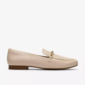 Damen-Loafer „Tamna Iris“ aus weißem Leder