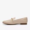 Damen-Loafer „Tamna Iris“ aus weißem Leder Damen-Loafer „Tamna Iris“ aus weißem Leder