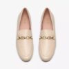 Damen-Loafer „Tamna Iris“ aus weißem Leder Damen-Loafer „Tamna Iris“ aus weißem Leder