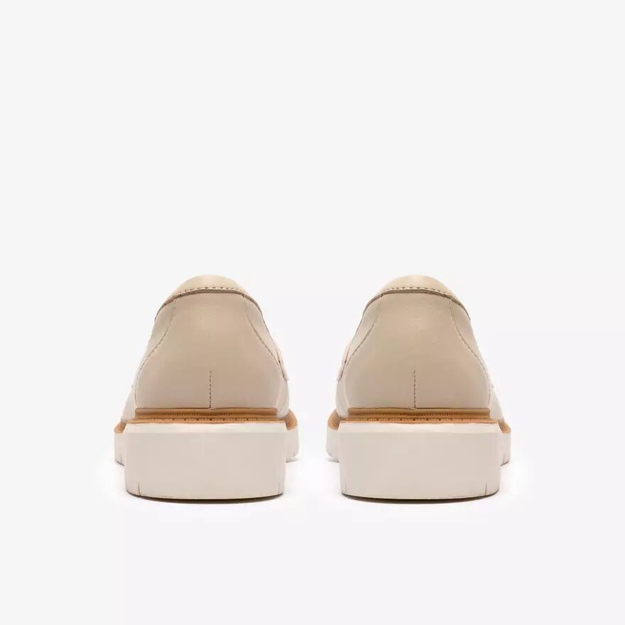 Damen-Loafer „Westlynn Bella“ aus cremefarbenem Leder Damen-Loafer „Westlynn Bella“ aus cremefarbenem Leder