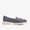 Damen-Loafer „Westlynn Bella“ aus denimblauem Leder Damen-Loafer „Westlynn Bella“ aus denimblauem Leder