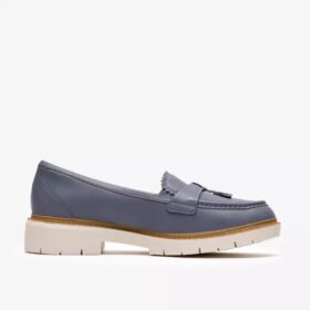 Damen-Loafer „Westlynn Bella“ aus denimblauem Leder