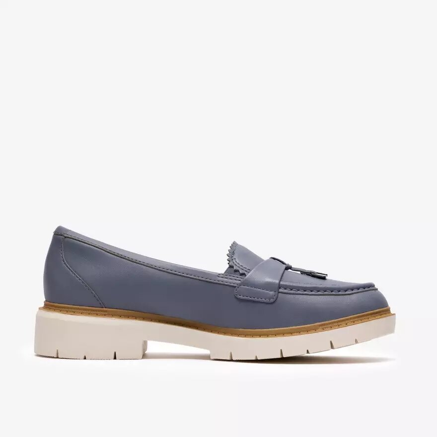 Damen-Loafer „Westlynn Bella“ aus denimblauem Leder Damen-Loafer „Westlynn Bella“ aus denimblauem Leder