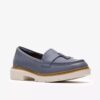Damen-Loafer „Westlynn Bella“ aus denimblauem Leder Damen-Loafer „Westlynn Bella“ aus denimblauem Leder