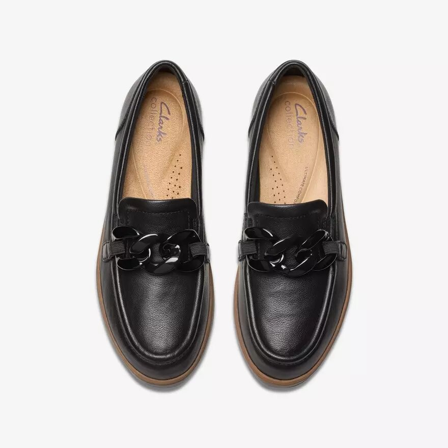 Damen-Loafer „Zylah May“ aus schwarzem Leder – US Damen-Loafer „Zylah May“ aus schwarzem Leder – US