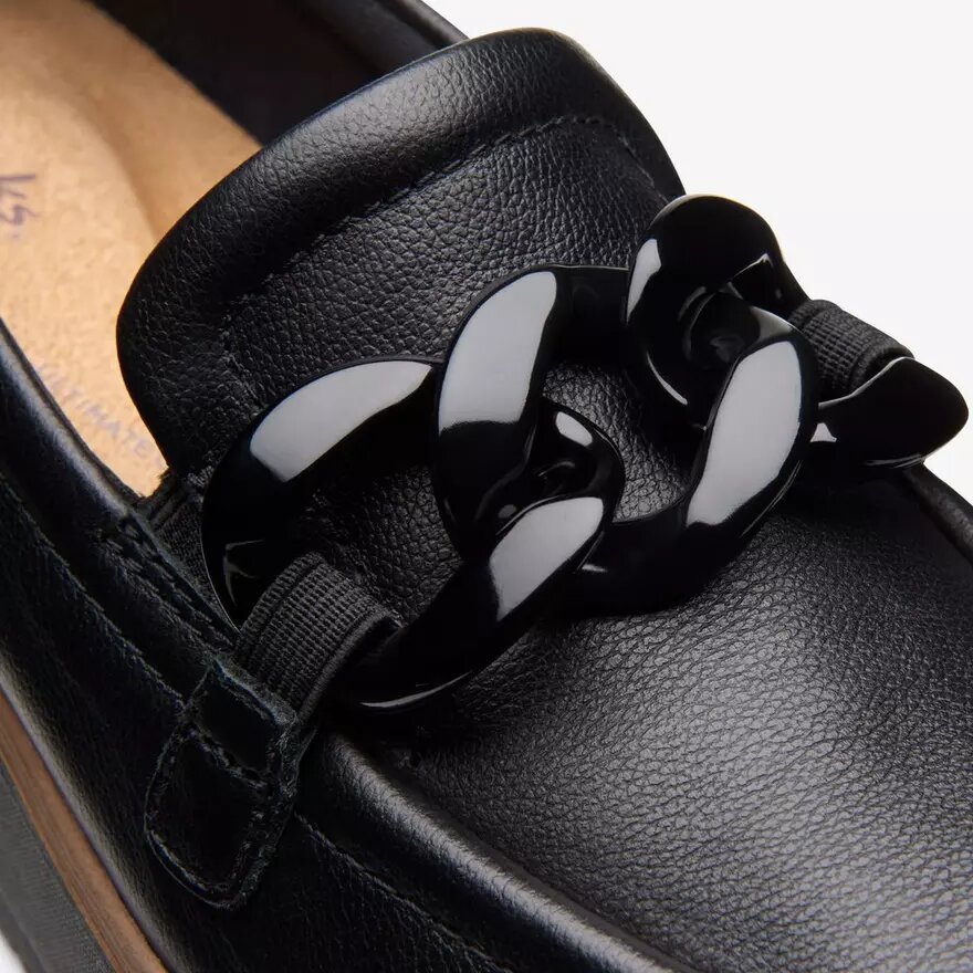 Damen-Loafer „Zylah May“ aus schwarzem Leder – US Damen-Loafer „Zylah May“ aus schwarzem Leder – US