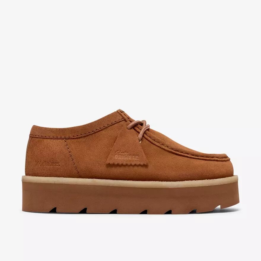 Damen Meare Walla Mid Wallabees aus hellbraunem Wildleder Damen Meare Walla Mid Wallabees aus hellbraunem Wildleder