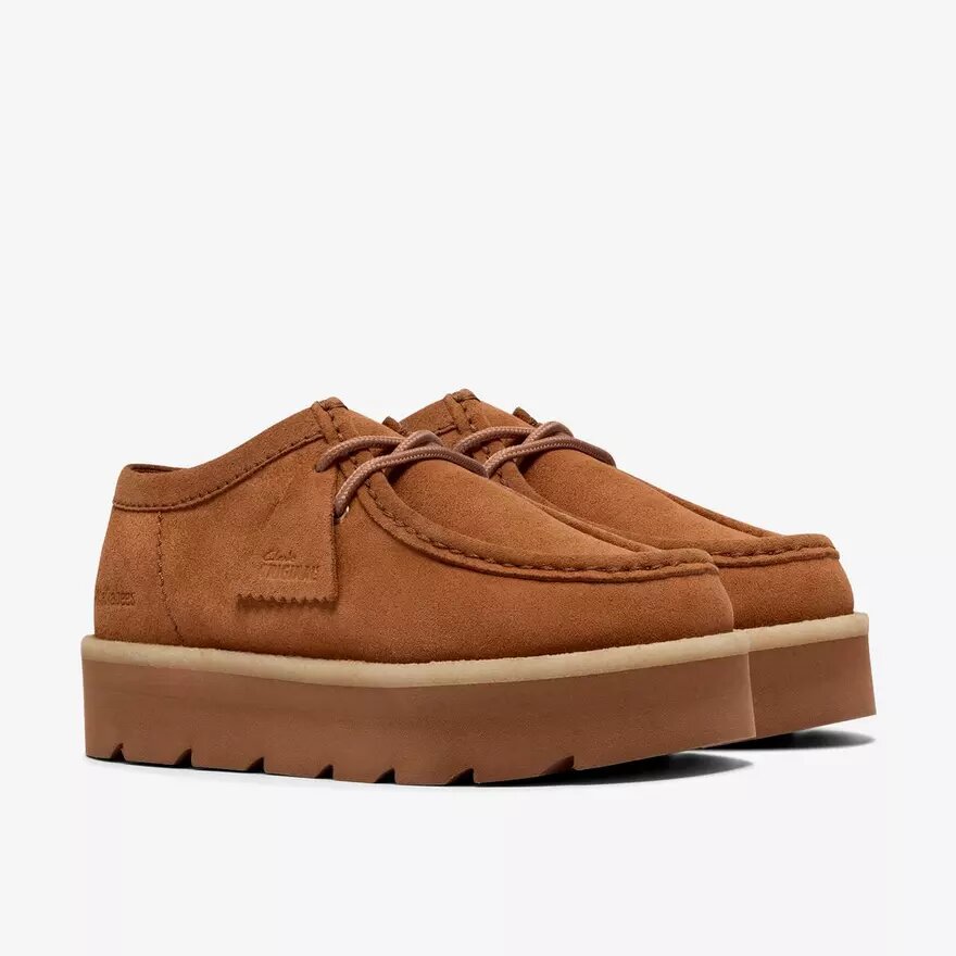 Damen Meare Walla Mid Wallabees aus hellbraunem Wildleder Damen Meare Walla Mid Wallabees aus hellbraunem Wildleder