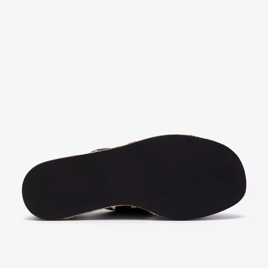 Damen-Pantoletten „Tessiah“ 2 – Schwarze Leder-Keilabsätze Damen-Pantoletten „Tessiah“ 2 – Schwarze Leder-Keilabsätze