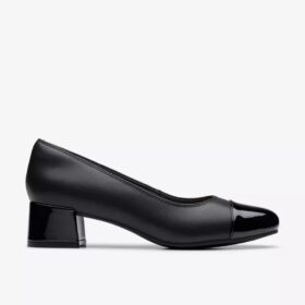 Damen-Pumps „Iridessa May“ aus schwarzem Leder