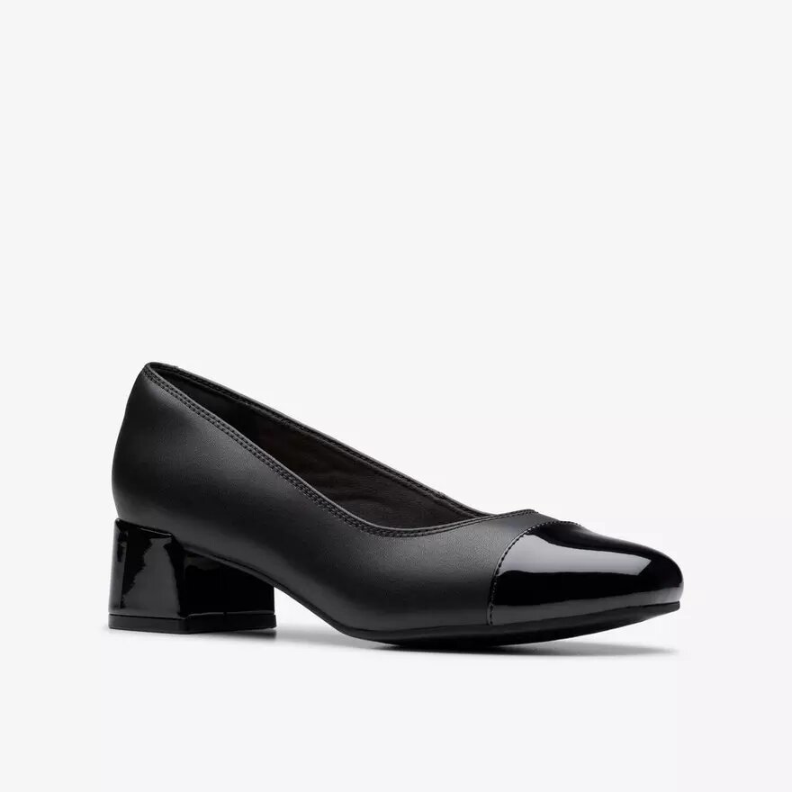 Damen-Pumps „Iridessa May“ aus schwarzem Leder Damen-Pumps „Iridessa May“ aus schwarzem Leder