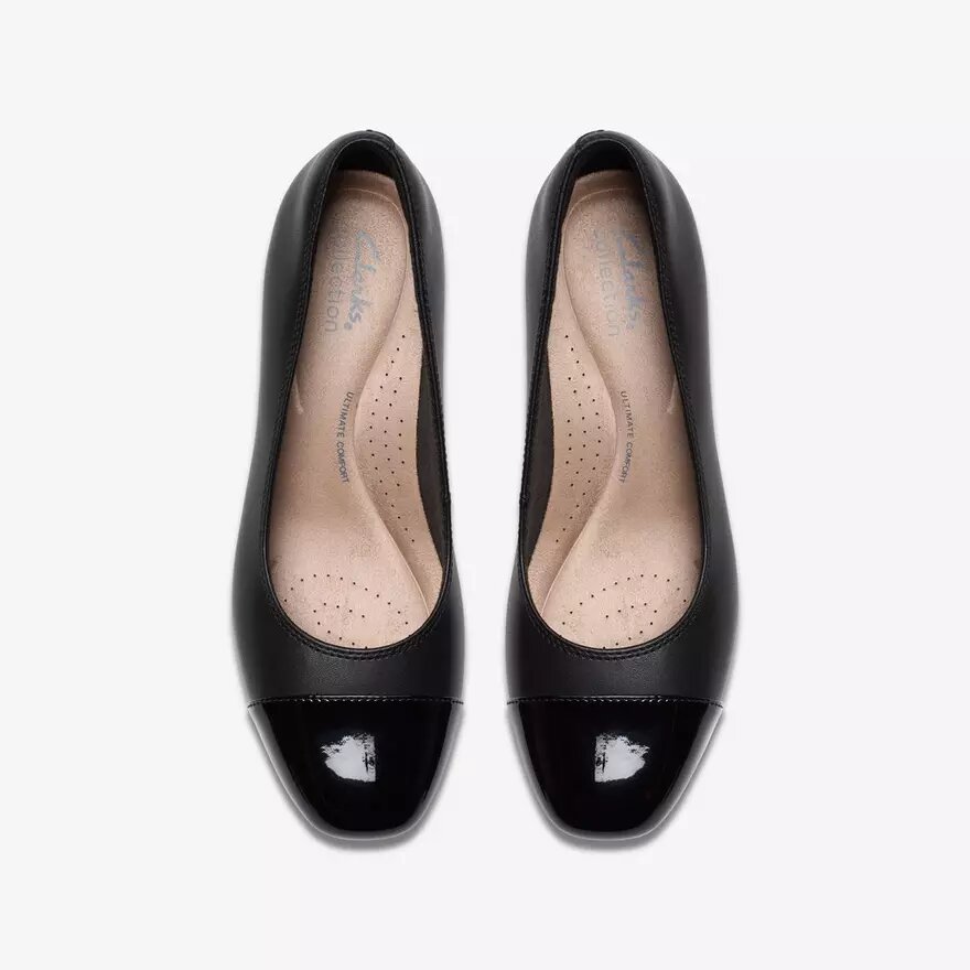 Damen-Pumps „Iridessa May“ aus schwarzem Leder Damen-Pumps „Iridessa May“ aus schwarzem Leder