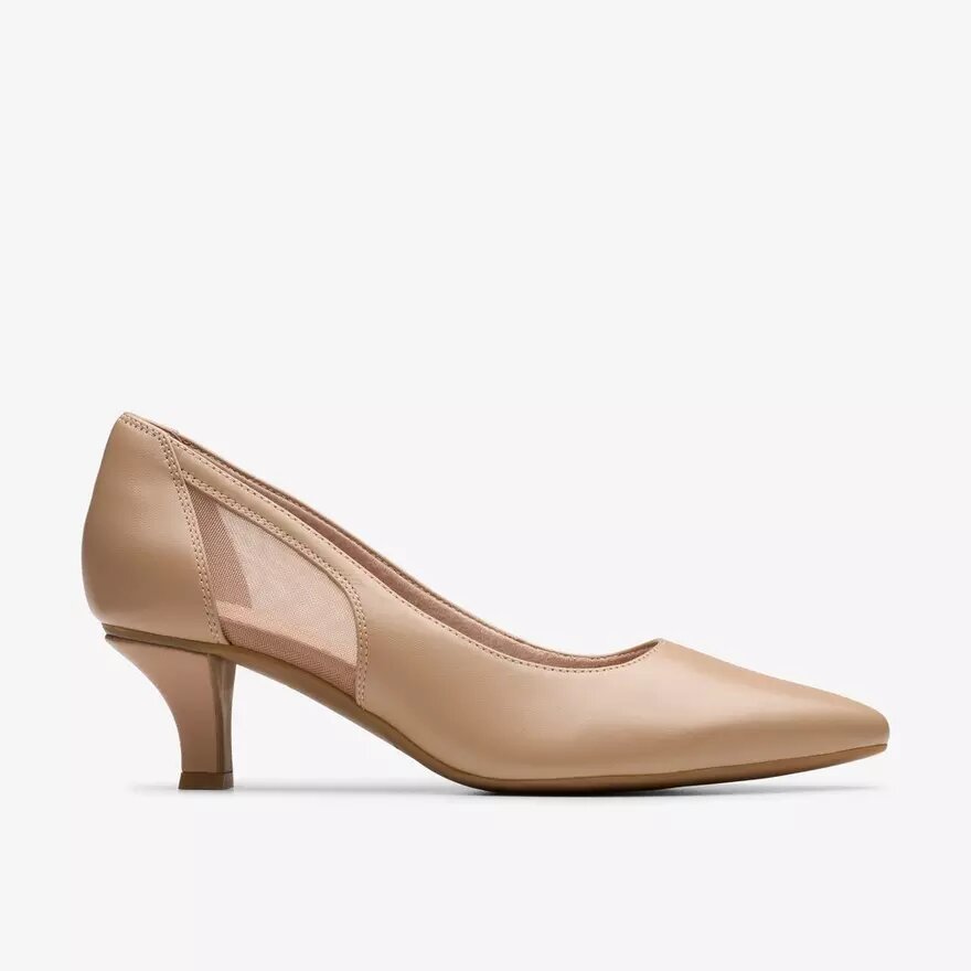Damen-Pumps „Kepley Cora“ aus warmbeigem Leder Damen-Pumps „Kepley Cora“ aus warmbeigem Leder