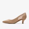 Damen-Pumps „Kepley Cora“ aus warmbeigem Leder Damen-Pumps „Kepley Cora“ aus warmbeigem Leder