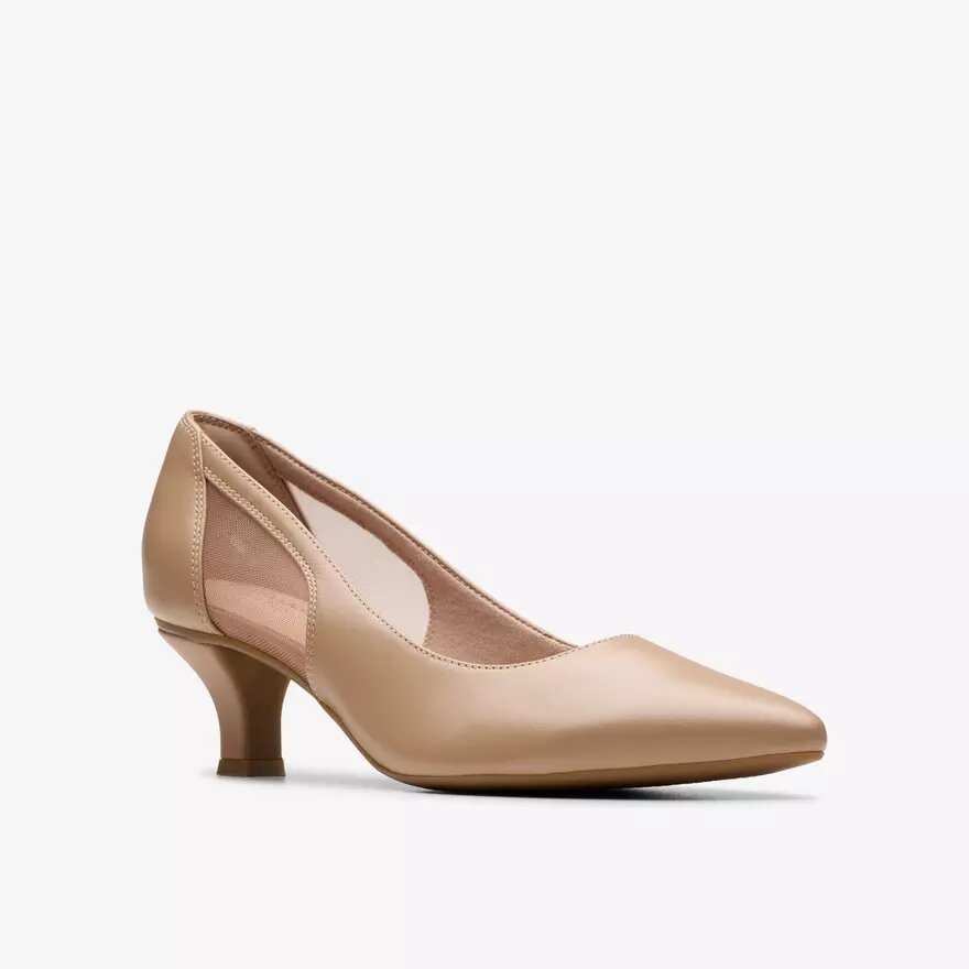Damen-Pumps „Kepley Cora“ aus warmbeigem Leder Damen-Pumps „Kepley Cora“ aus warmbeigem Leder