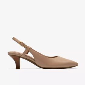 Damen-Pumps „Kepley Lane“ aus beigem Leder Damen-Pumps „Kepley Lane“ aus beigem Leder