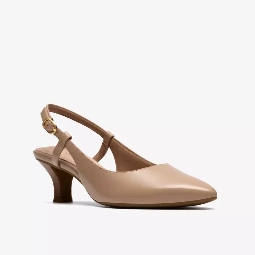 Damen-Pumps „Kepley Lane“ aus beigem Leder Damen-Pumps „Kepley Lane“ aus beigem Leder